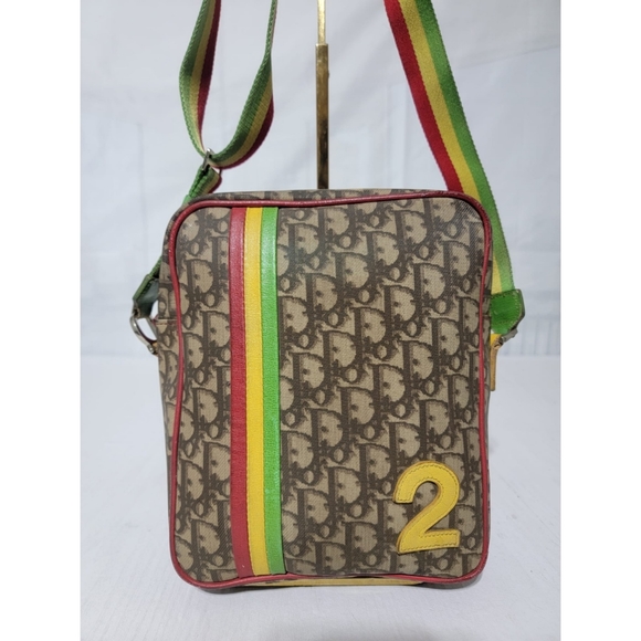 CHRISTIAN DIOR Diorissimo Rasta Messenger Bag - Picture 5 of 12